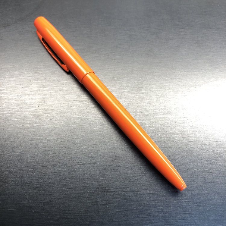 Rite in the Rain Orange Metal Clicker Pen - Black Ink (No OR97)