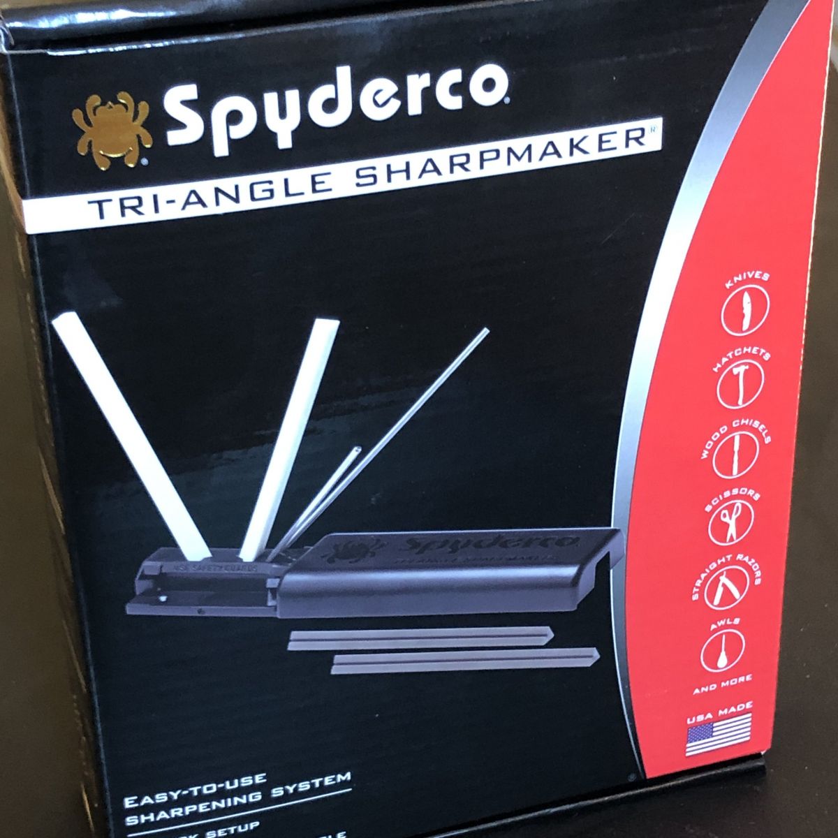 Spyderco 204MF Tri-Angle Sharpmaker Complete Sharpening System - KnifeCenter