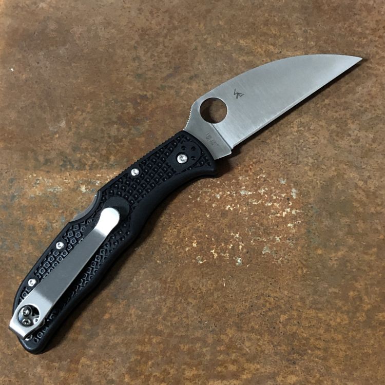 Spyderco Endela Black FRN VG-10 Wharncliffe Deep Carry Titanium Clip