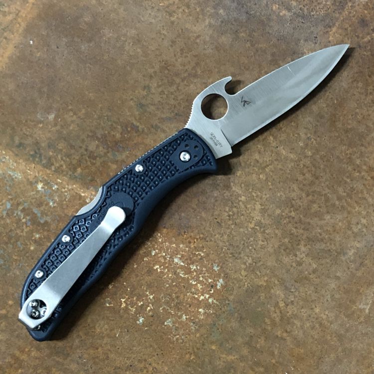 Spyderco Endela Navy Blue FRN VG-10 Emerson Deep Carry Titanium Clip