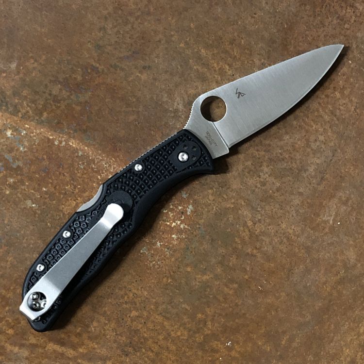 Spyderco Endela Black FRN VG-10 Deep Carry Titanium Clip