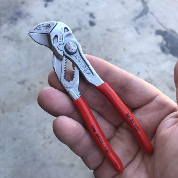 Knipex 86-03-125 5" Pliers Wrench - Plastic Grip