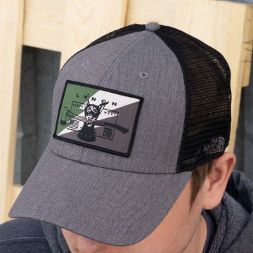 North Face Cap - Grey & Black - Camo Dog Patch