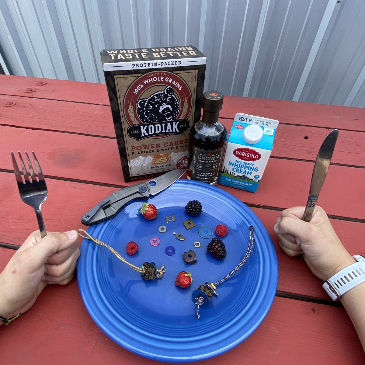 Blue Plate Waffle Special Bead