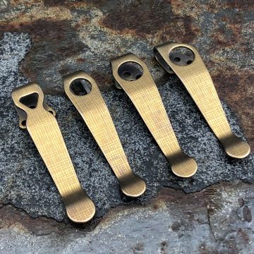 Bronze Micarta Clips