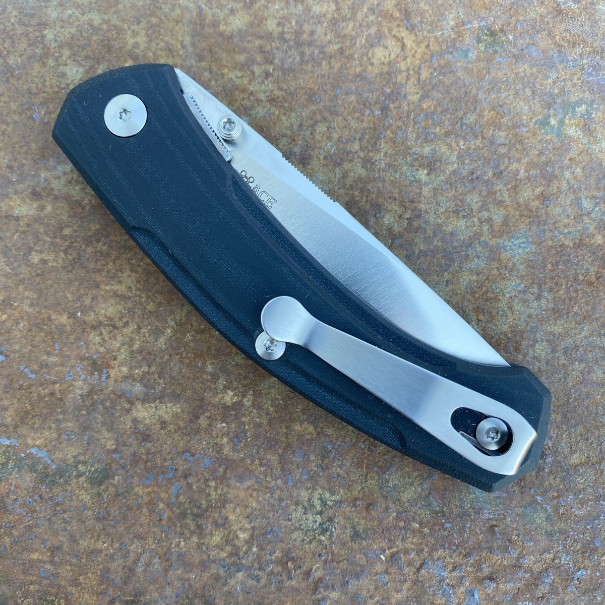 GiantMouse Knives - ACE Iona in Aluminum! Launch today Friday at 9 PST!  Light but strong, with a nested liner-lock and a solid stainless wire clip,  the Iona is the perfect EDC