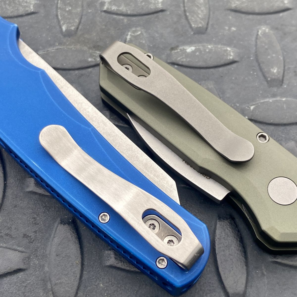 Replacement Clip For ProTech TR-3 Series • Titanium T1 Pocket factory Clip • Blue • Custom Made / 1x Clip CNC Hardware Upgrades EDC