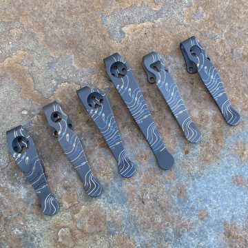 Black Tri-Topo Clips