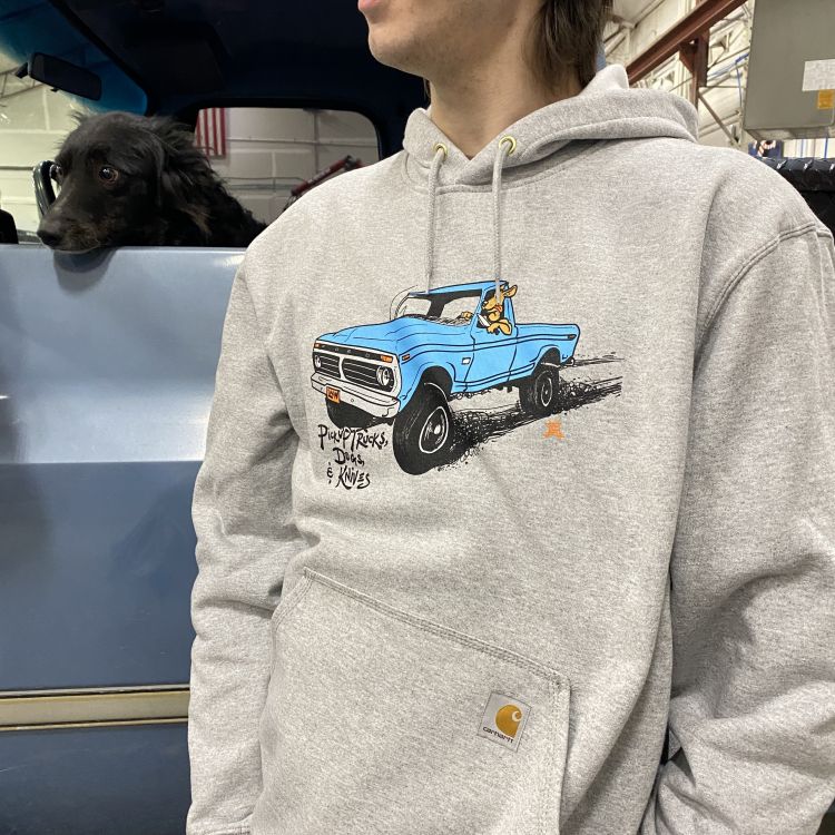 Pickups, Dogs and Knives Limited Run Hoodies