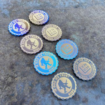 Lynch Northwest Bigfoot Titanium Bottle Cap Token