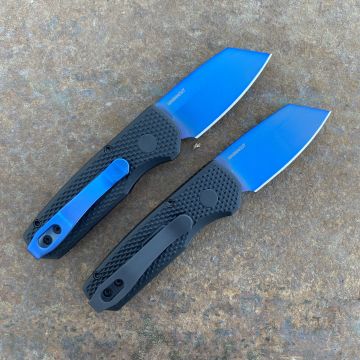 Pro-Tech Runt 5 Auto Black Aluminum REV Tanto Sapphire Magnacut Blade Deep Carry Titanium Clip