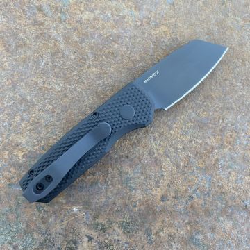 Pro-Tech Runt 5 Auto Textured Black Aluminum REV Tanto DLC Magnacut Blade Deep Carry Titanium Clip