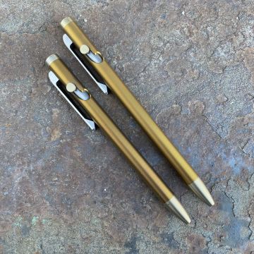 Tactile Turn Titanium Slim Bolt Action Pen - Two Tone Bronze