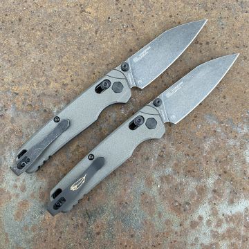 Kershaw Bel-Air Dura-Lock Gunmetal Gray Aluminum Blackwash MagnaCut Blade Deep Carry Titanium Clip