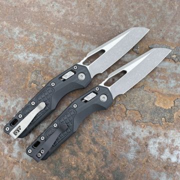 Microtech MSI Ram-Lok Black Frag G-10 Apocalyptic M390 Deep Carry Titanium Clip