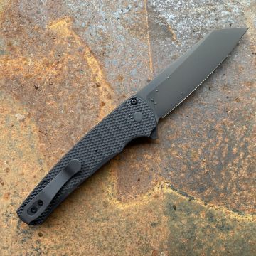 Pro-Tech Malibu Textured Black Aluminum DLC Magnacut Blade Deep Carry Titanium Clip